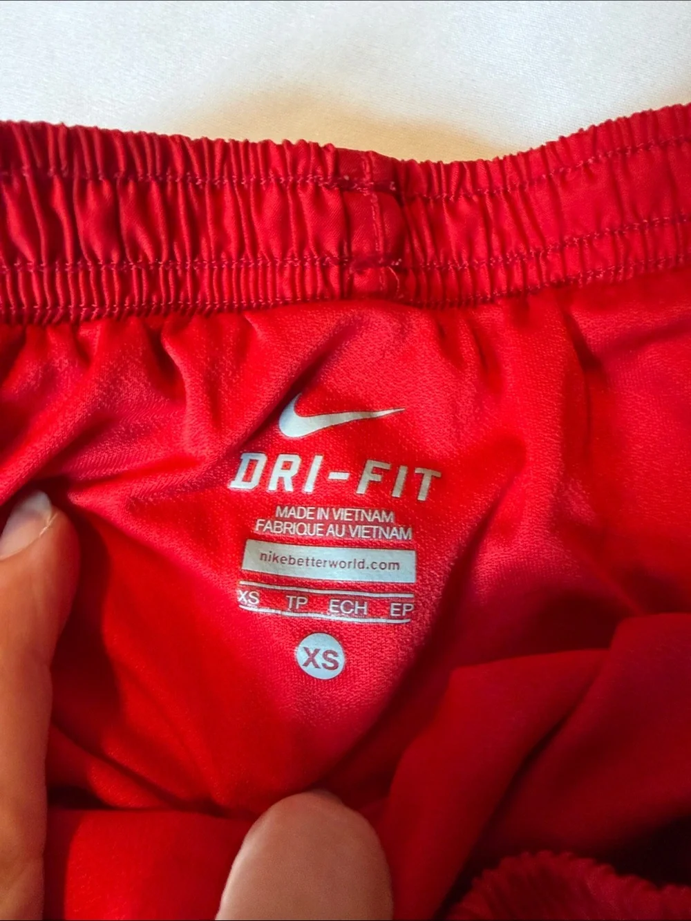 Nike Red Running Athletic Shorts Women's Size XSmall